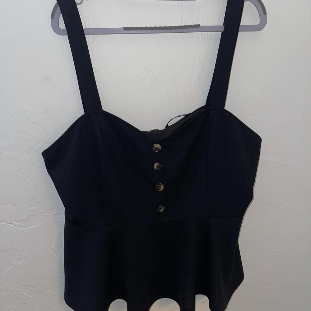 NWOT SHEIN Curve Peplum Tank